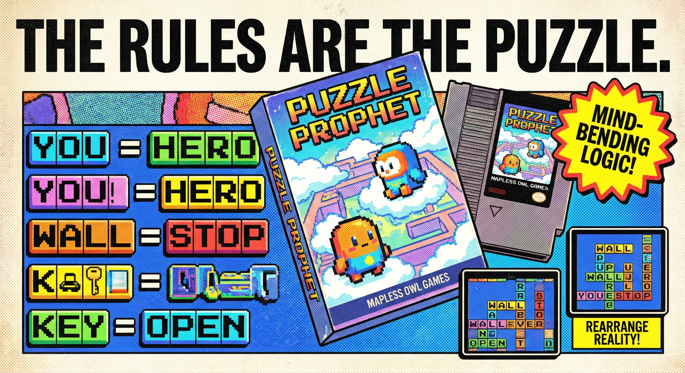 Puzzle Prophet - NES Cartridge